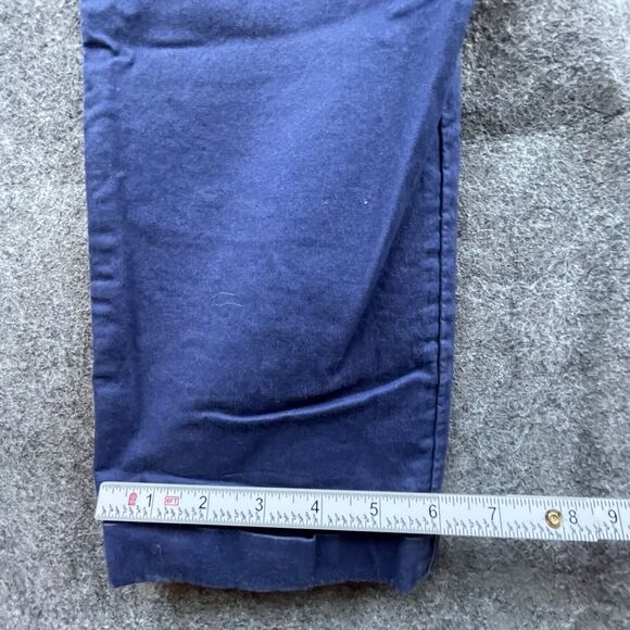Rare Rabbit Gentleman Pants Mens 34 Blue Skinny Chino Golf Business Career - Picture 9 of 10